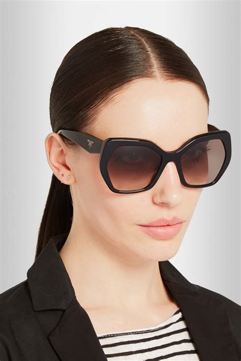 prada womens eyewear|Prada women's black sunglasses.